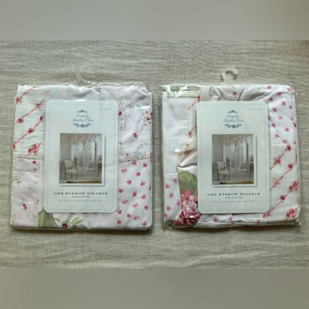 NEW simply shabby chic Rachel Ashwell window balance set